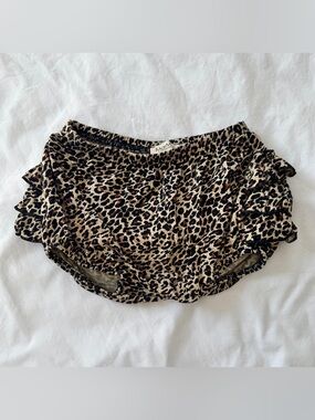 MarMar Copenhagen Leopard Print Bloomers 2Y | European Baby Girl Ruffle Shorts
